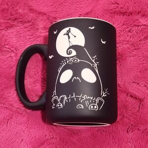 Disney Nightmare Before Christmas Jack Skellington Black Soft Touch Mug 14–16 oz